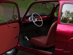 fiat 600 3D Model