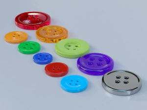 buttons 3D Model