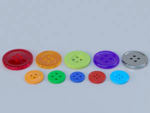 buttons 3D Model