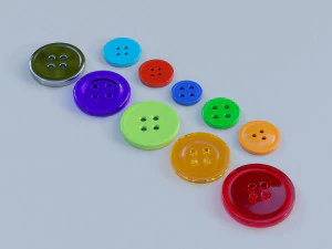 buttons 3D Model