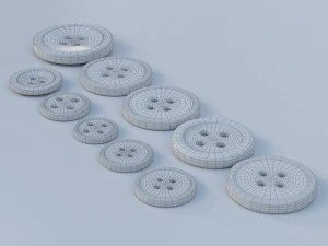 buttons 3D Model