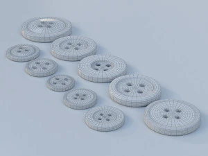 buttons 3D Model