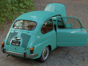 seat 600 3D 模型