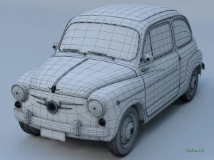 Seat 600 3D Model