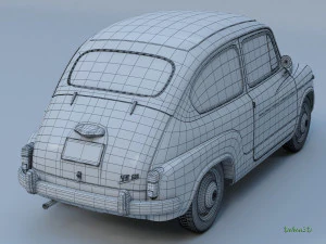Seat 600 3D Model