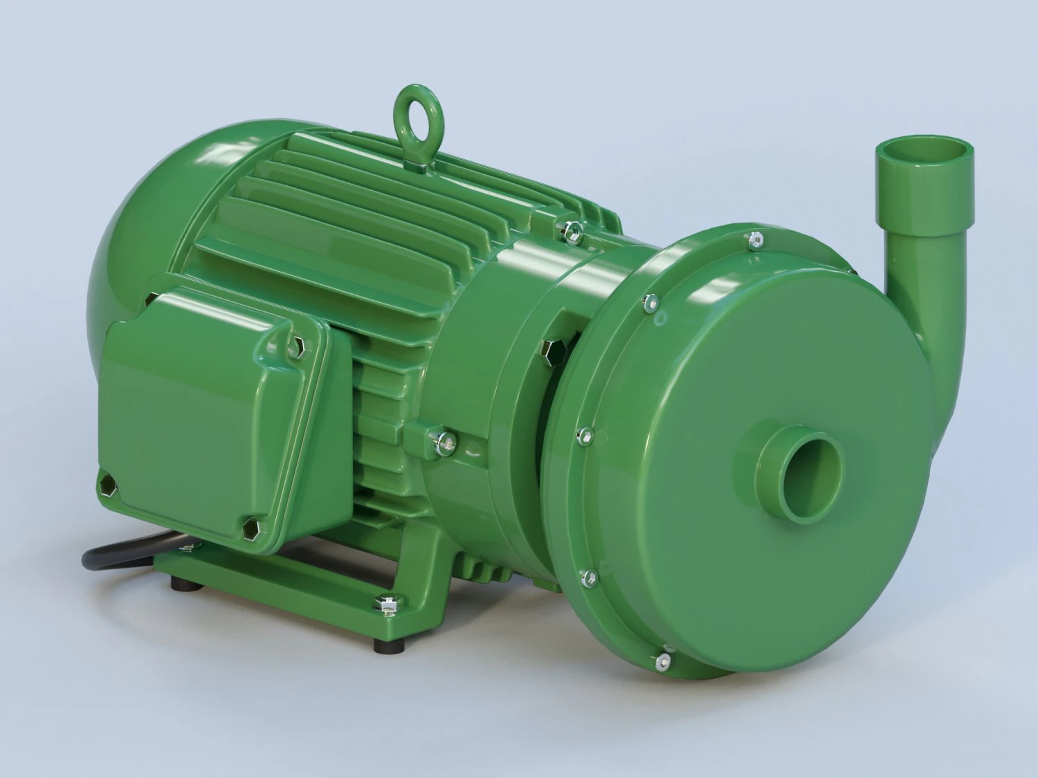 Water Pump 3D Model .c4d .max .obj .3ds .fbx .stl .blend 