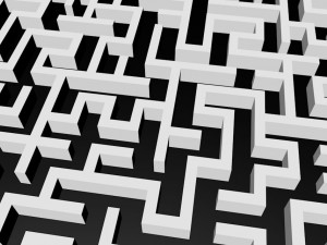 low poly labyrinth Model 3D