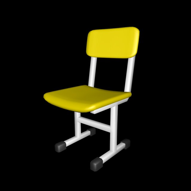 stool chair 3D Model .c4d .max .obj .3ds .fbx .stl .blend 