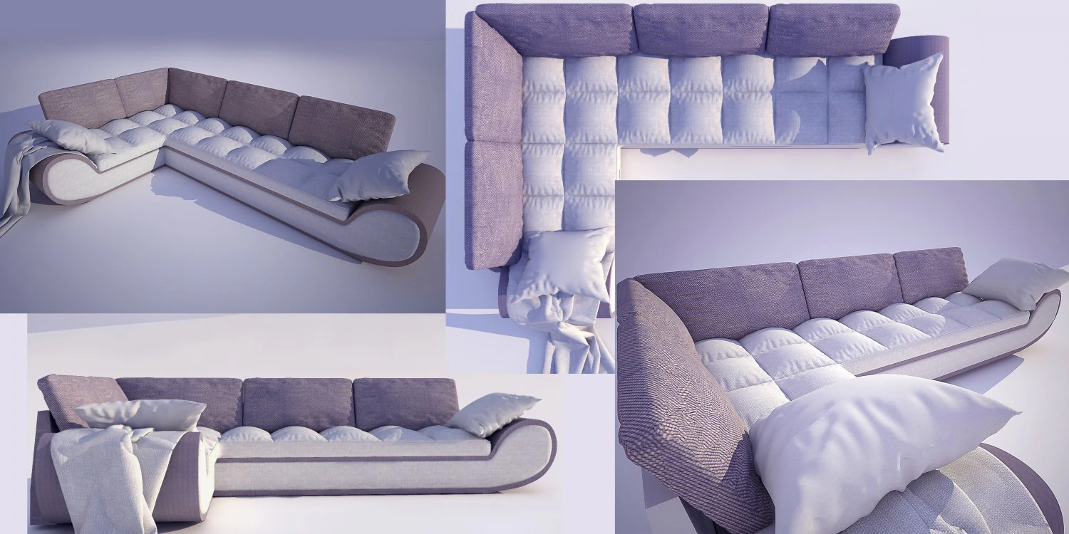 divan 3D Model .c4d .max .obj .3ds .fbx .stl .blend