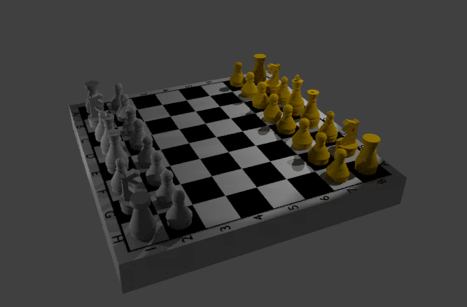 шахи 3D Модель .c4d .max .obj .3ds .fbx .stl .blend 