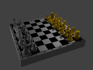 шахи 3D Модель