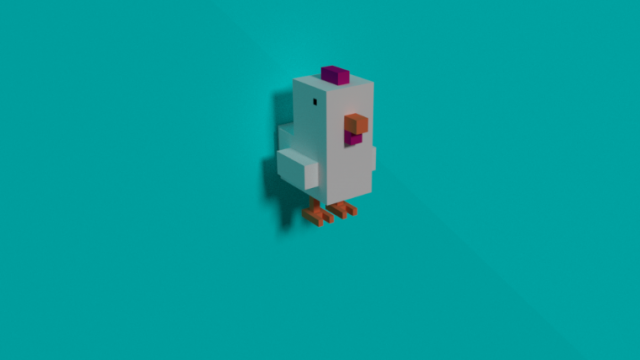 chicken 3D Model .c4d .max .obj .3ds .fbx .stl .blend