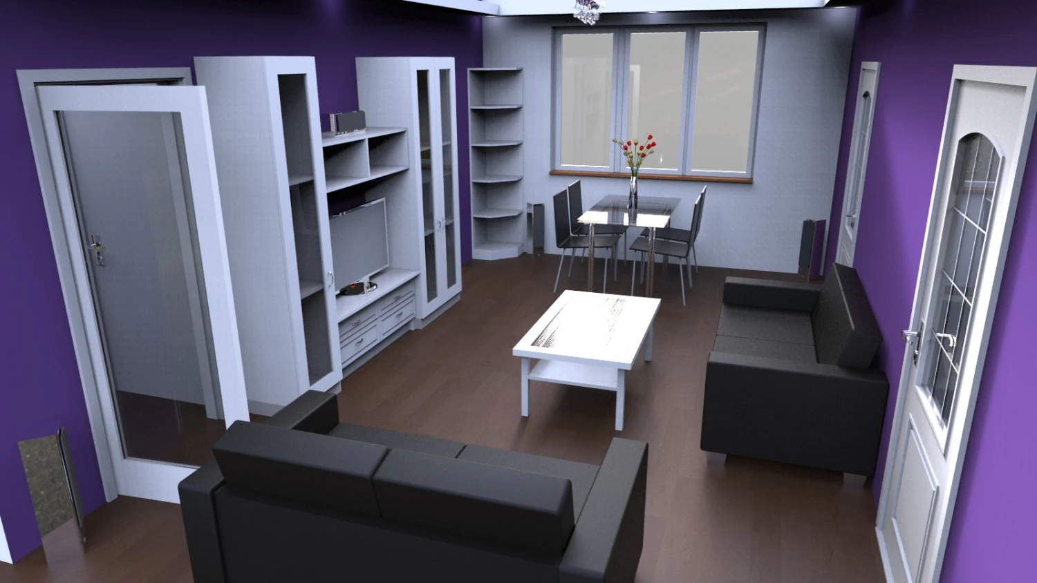 flat interior 3D Model .c4d .max .obj .3ds .fbx .stl .blend 