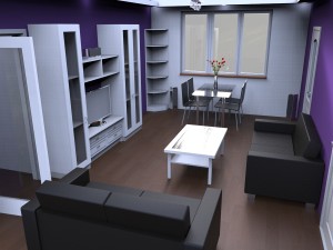 flat interior 3D Model