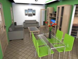 flat interior 3D Model