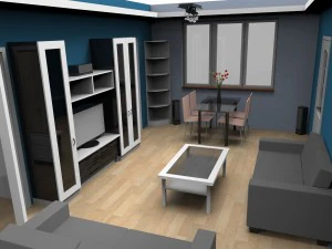flat interior 3D Model