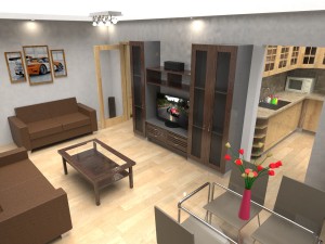 flat interior 3D Model