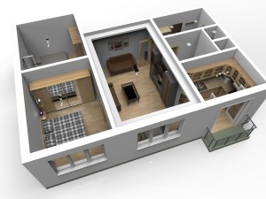 flat interior 3D Model