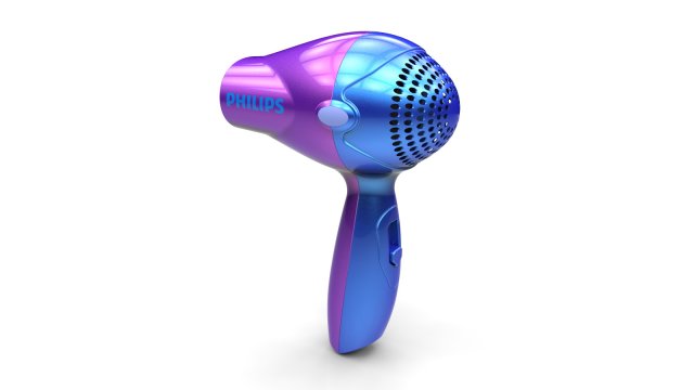 hair dryer 3D Model .c4d .max .obj .3ds .fbx .stl .blend 