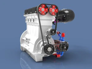 race engine super 2000 3D Model