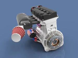 race engine super 2000 3D Model