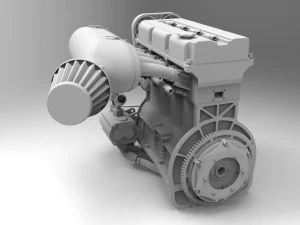 race engine super 2000 3D Model