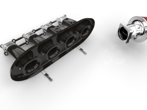 carbon intake manifold Model 3D