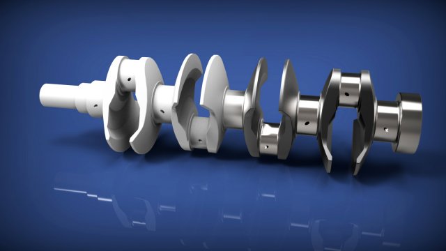 crank shaft Modelo 3D .c4d .max .obj .3ds .fbx .stl .blend 