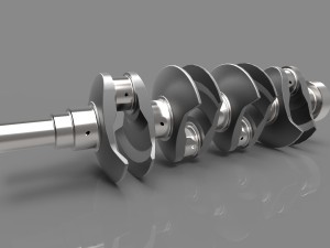 crank shaft Modelo 3D