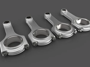 connecting rod h profile 3D Model