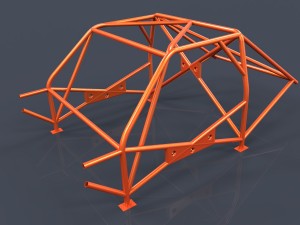 roll cage-race car frame 3D 模型
