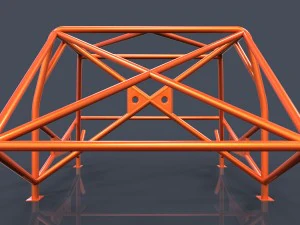 roll cage-race car frame 3D Model
