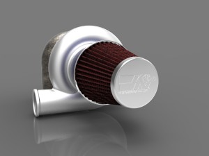 turbocharger 3D-Modell