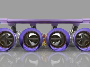 individual throttle bodies Modelo 3D