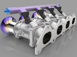 individual throttle bodies Modelo 3D