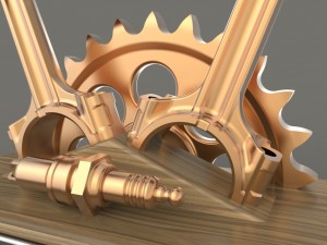 piston trophy Modello 3D