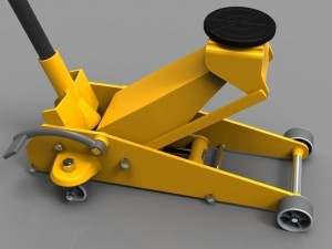 hydraulic jack 3Dモデル