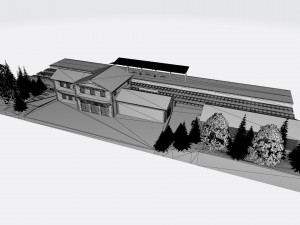 Railway station Modelo 3D