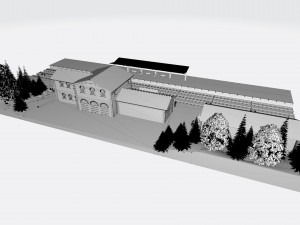 Railway station Modelo 3D