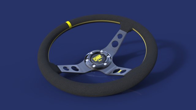omp steering wheel Modèle 3D .c4d .max .obj .3ds .fbx .stl .blend 