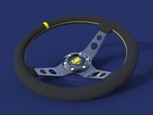 omp steering wheel 3D Model