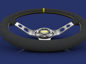 omp steering wheel Modèle 3D