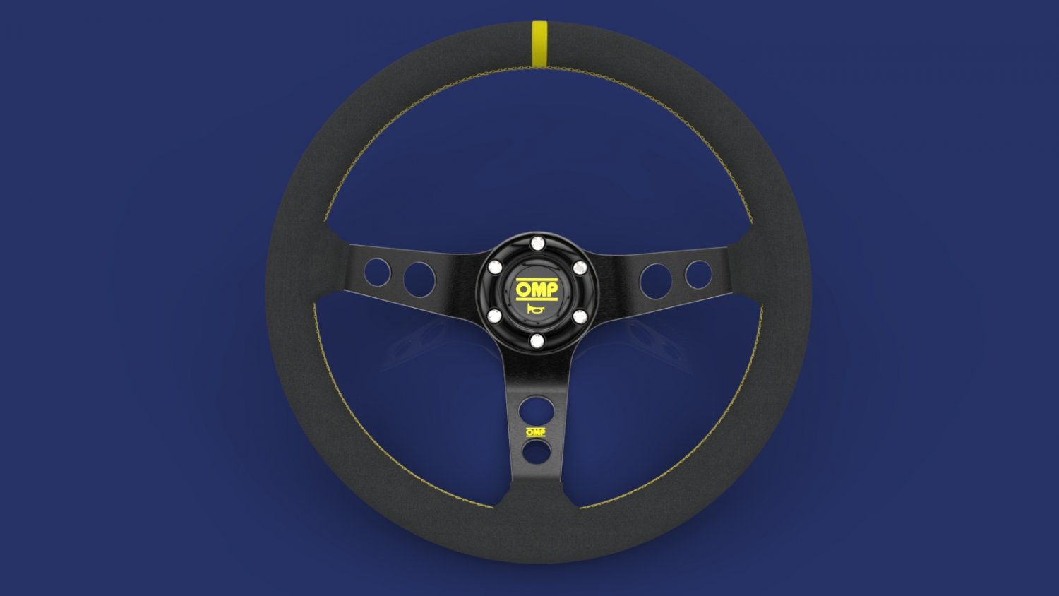 omp steering wheel 3D Model in Parts of auto 3DExport