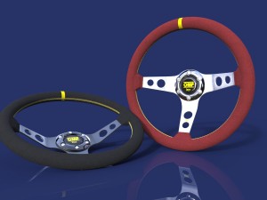 omp steering wheel Modèle 3D