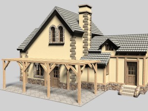 family house 3D Models