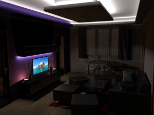 flat interior 2 3D-Modell