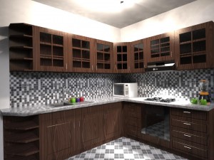 flat interior 2 3D-Modell