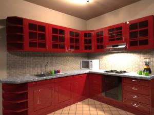 flat interior 2 3D-Modell