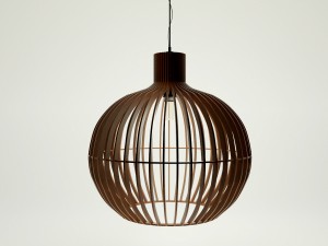 wood ceiling lamp variant1 3D-Modell