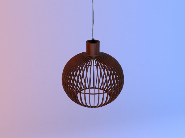 wood ceiling lamp variant1 3D-Modell .c4d .max .obj .3ds .fbx .stl .blend 